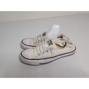 Converse Chuck Taylor All Star Shoreline Knit White Sneakers Women's 7 Shoes